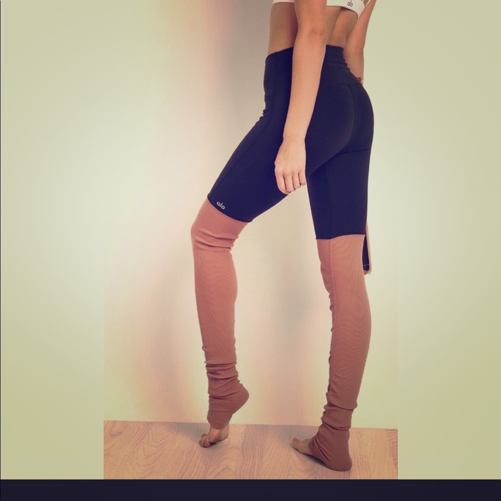 Alo Goddess high waist ribbed leggings